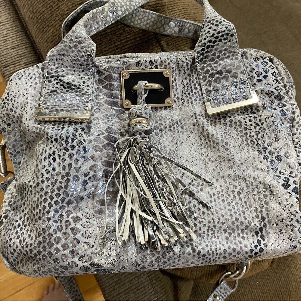 ELLIOTT LUCCA snake skin bag